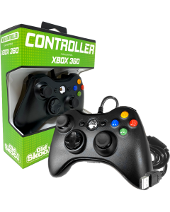 Wired USB Controller for PC & Xbox 360 - Black