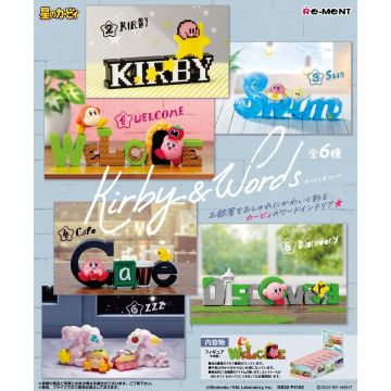 Re-Ment: Kirby - Kirby & Words (Box of 6) (1025)