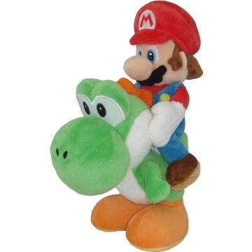 Mario Riding Yoshi 8 Inch Plush