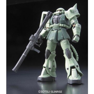 #4 MS-06F Zaku II (Green), Bandai RG (Gundam Model Kit)