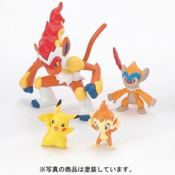 07 Infernape Evolution Set "Pokemon", Bandai Hobby Pokemon Model Kit (Model Kit)