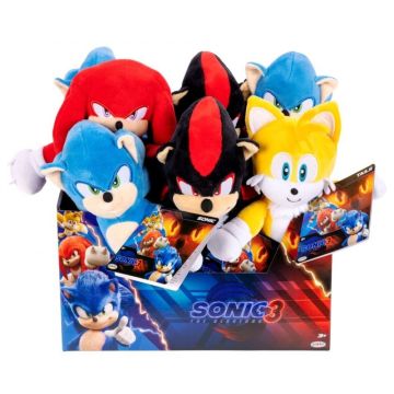 Sonic the Hedgehog - Sonic 3 Movie Plush Assortment (8 Pieces)