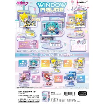 Re-Ment: Hatsune Miku Series - Window Figure Collection (Box of 6) (0825)