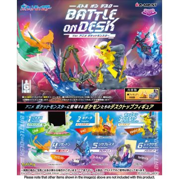 Re-Ment: Pokemon - DesQ Battle on Desk Ver. Anime Pokemon (Box of 6) (0425)