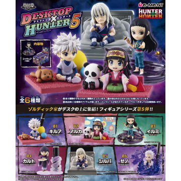 Re-Ment: HUNTERxHUNTER - DesQ Desktop HUNTER 5 (Box of 6) (February 2025 Pre-Order)