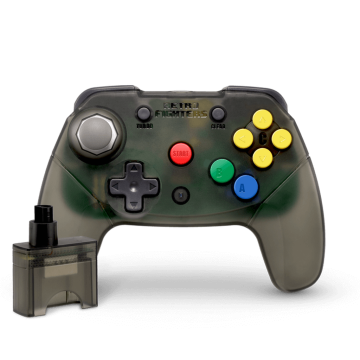 Retro Fighters Brawler64 Controller Wireless - Smoke Gray