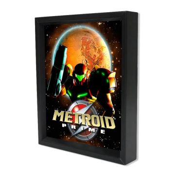 Metroid - Prime - Planet (8"x10" Lenticular Shadow Box)
