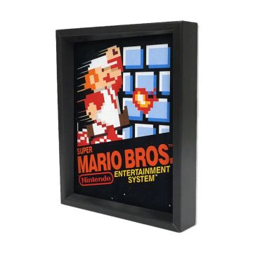 Super Mario - NES Super Mario Bros (8"x10" Lenticular Shadow Box)