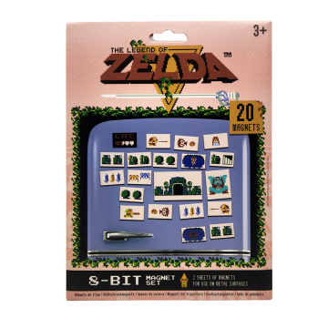 The Legend of Zelda - 8-Bit Magnet Set (20 Magnets each) (1224)