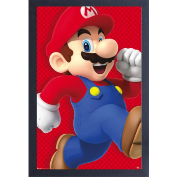 Super Mario - Mario Running (11"x17" Gel-Coat) (Order in multiples of 6, mix and match styles)