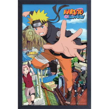 Naruto - Leaping (11"x17" Gel-Coat) (Order in multiples of 6, mix and match styles)