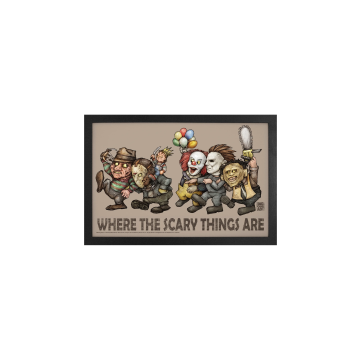 Big Chris - Where the Scary Things Are (11"x17" Gel-Coat) (Pre-Order) (Order in multiples of 6, mix and match styles)