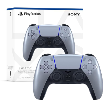 Sony DualSense Wireless Controller for PS5 (Sterling Silver) (39941)