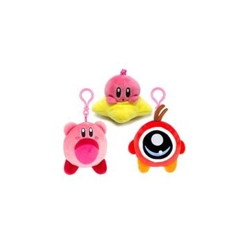 Kirby Assorted Clip On 4 Inch Plush Case of 8 Plush