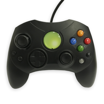 Xbox Controller S-Type Wired Game Pad - Black (BULK)